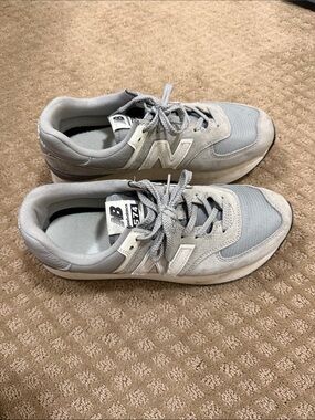 Gray New Balances